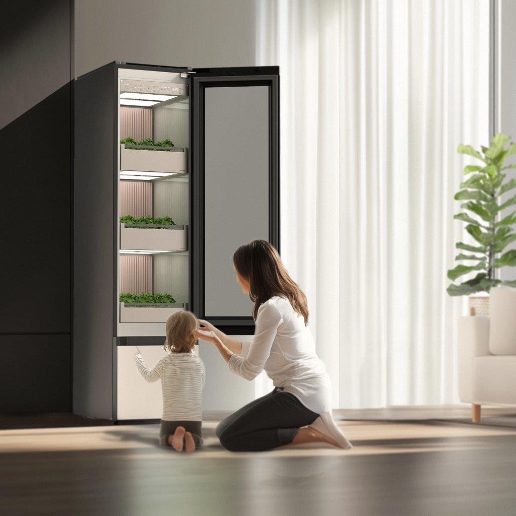 AI Plant Box: Smart indoor gardening appliance with automated plant care.