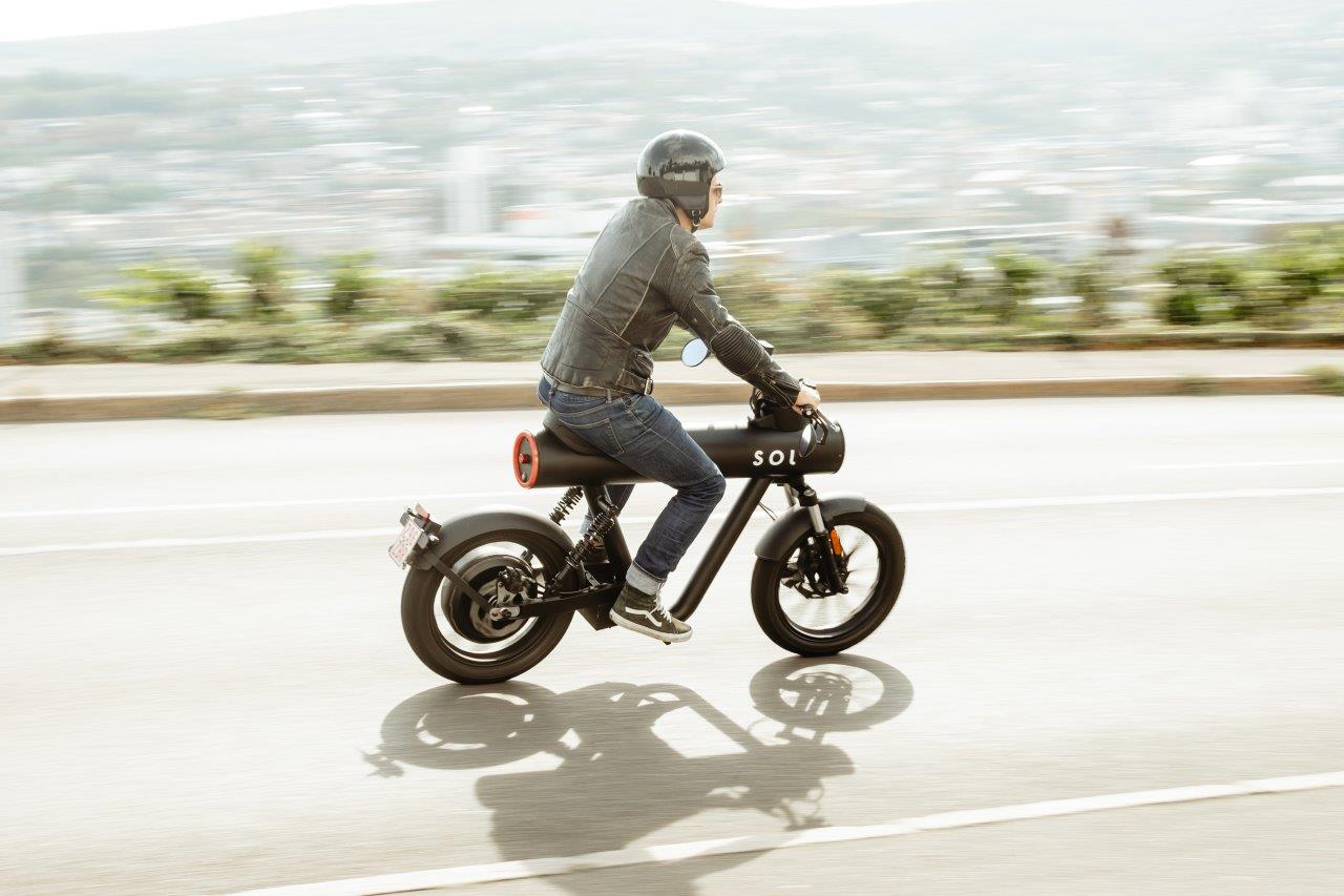 SOL Pocket Rocket S electric motorcycle