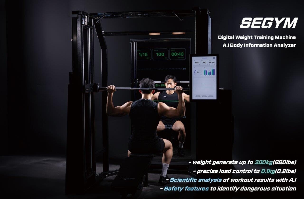 SEGYM - A.I Digital training machine with Body analyzer