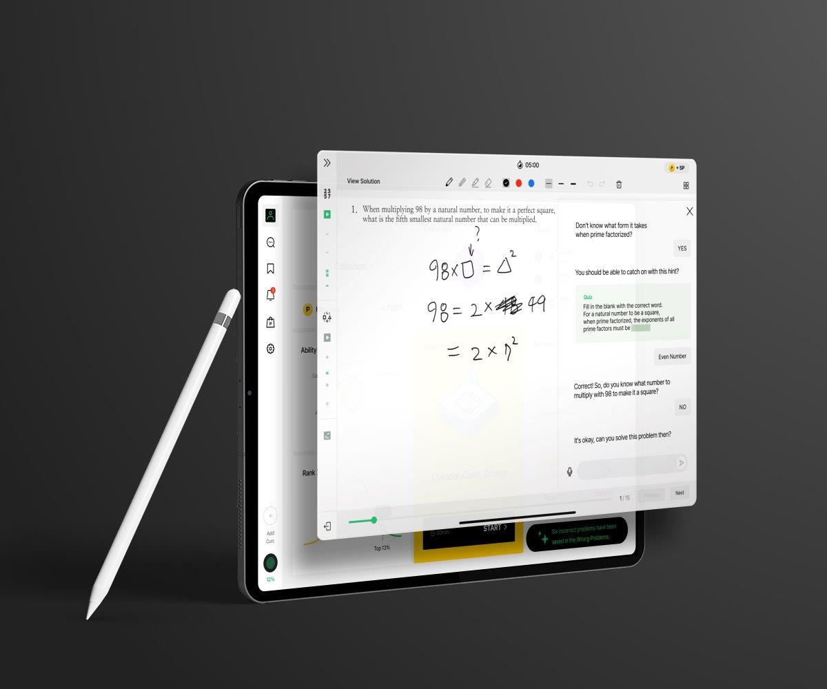 CoachON Math: AI-Powered Math Education Service