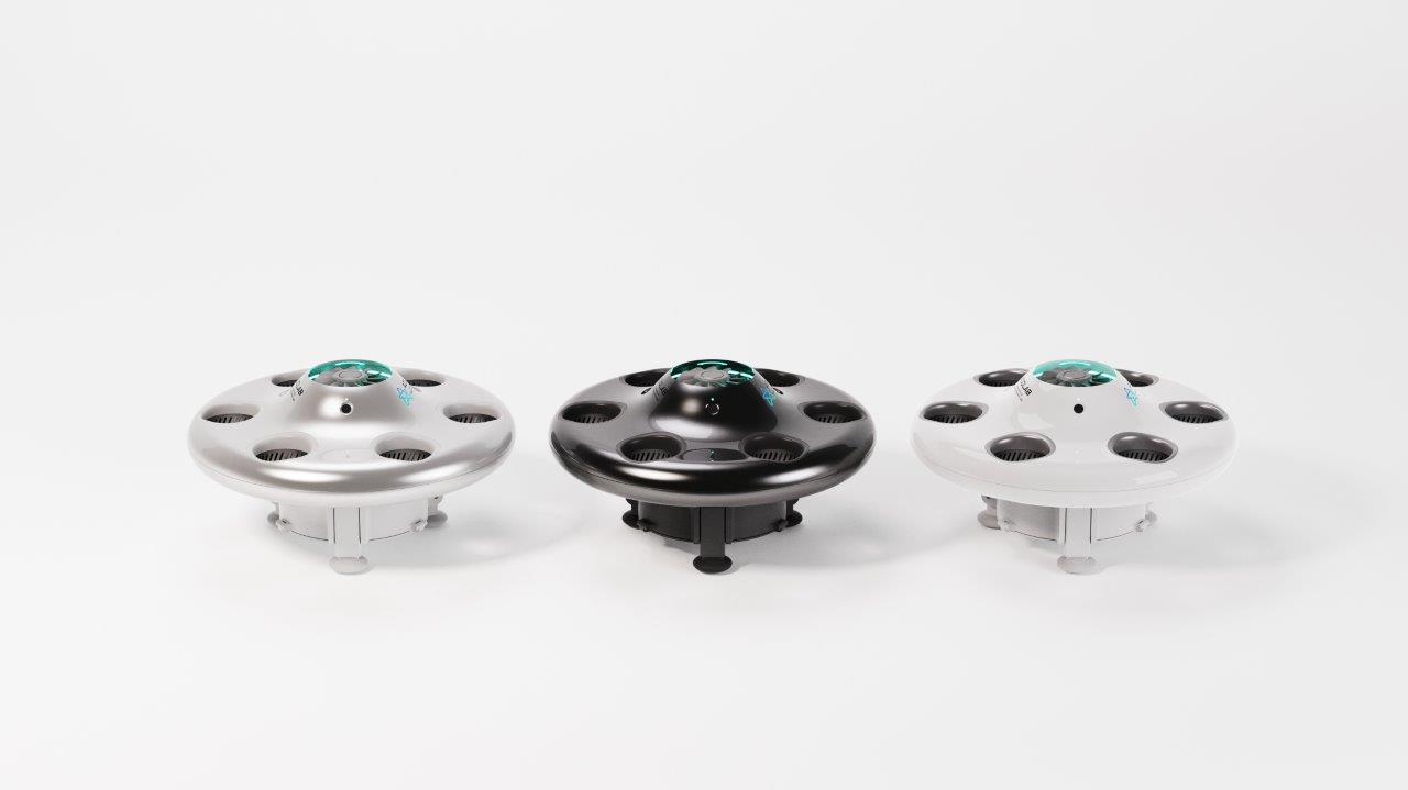 The Bladeless Drone, aerial vehicle. Urban Bladeless Delivery Drone