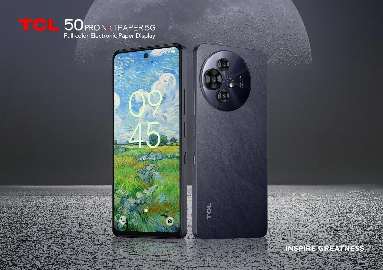 TCL 50 PRO NXTPAPER 5G Full Color Electronic Paper Display mobile