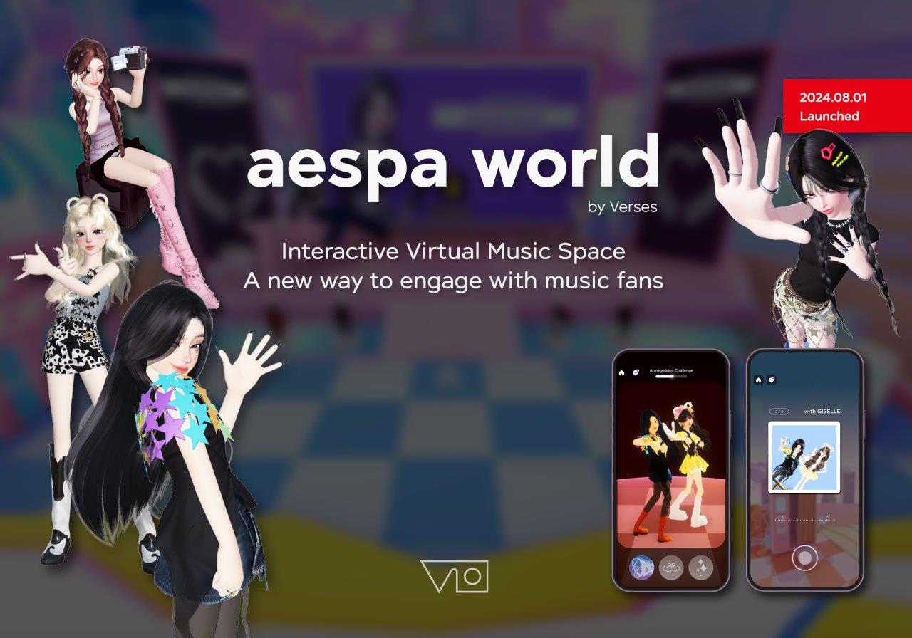 Interactive virtual music space with 3D avatars and mobile app integration.
