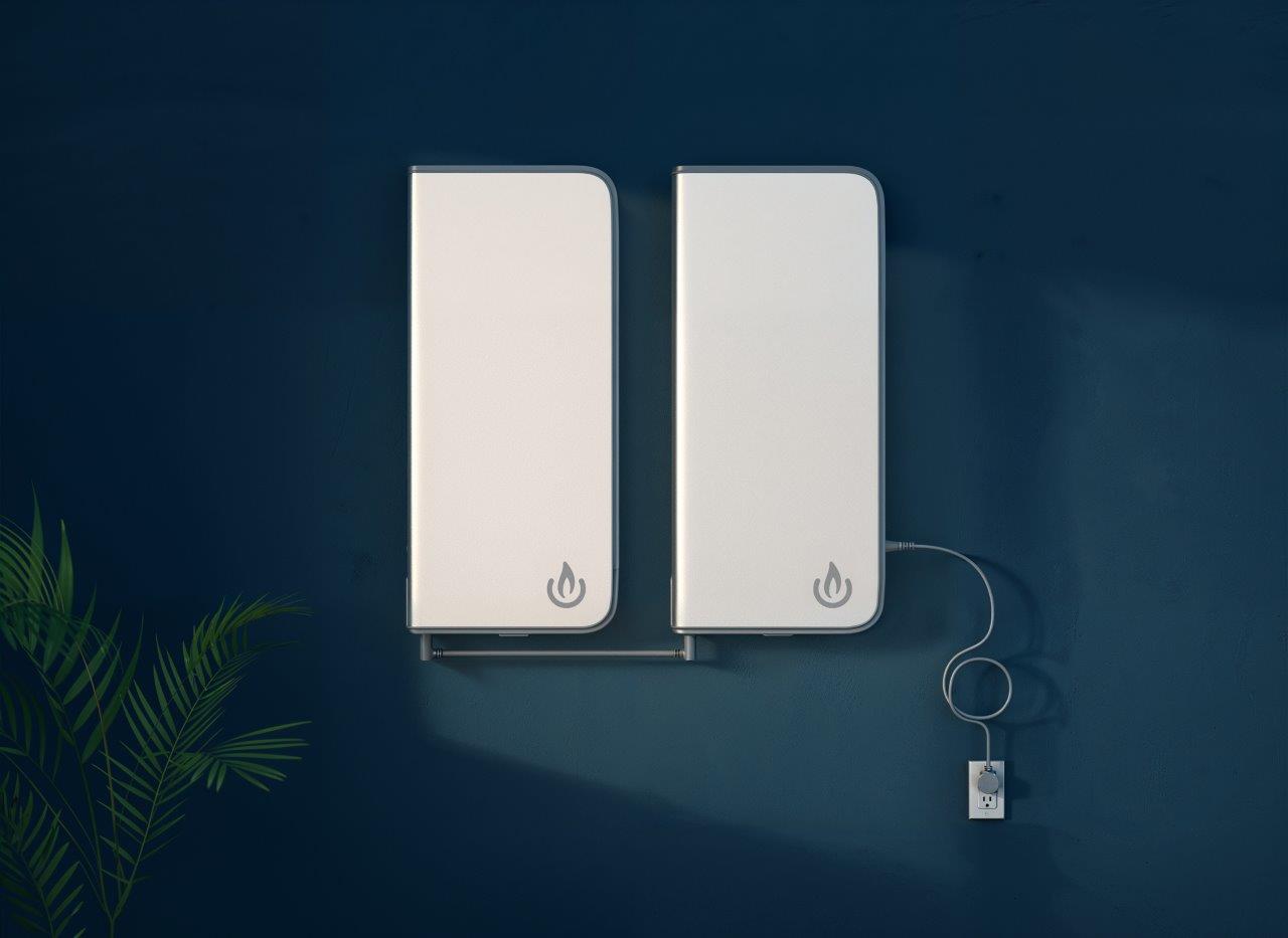 Backup by BioLite: Wall-mounted solar-powered backup energy system.
