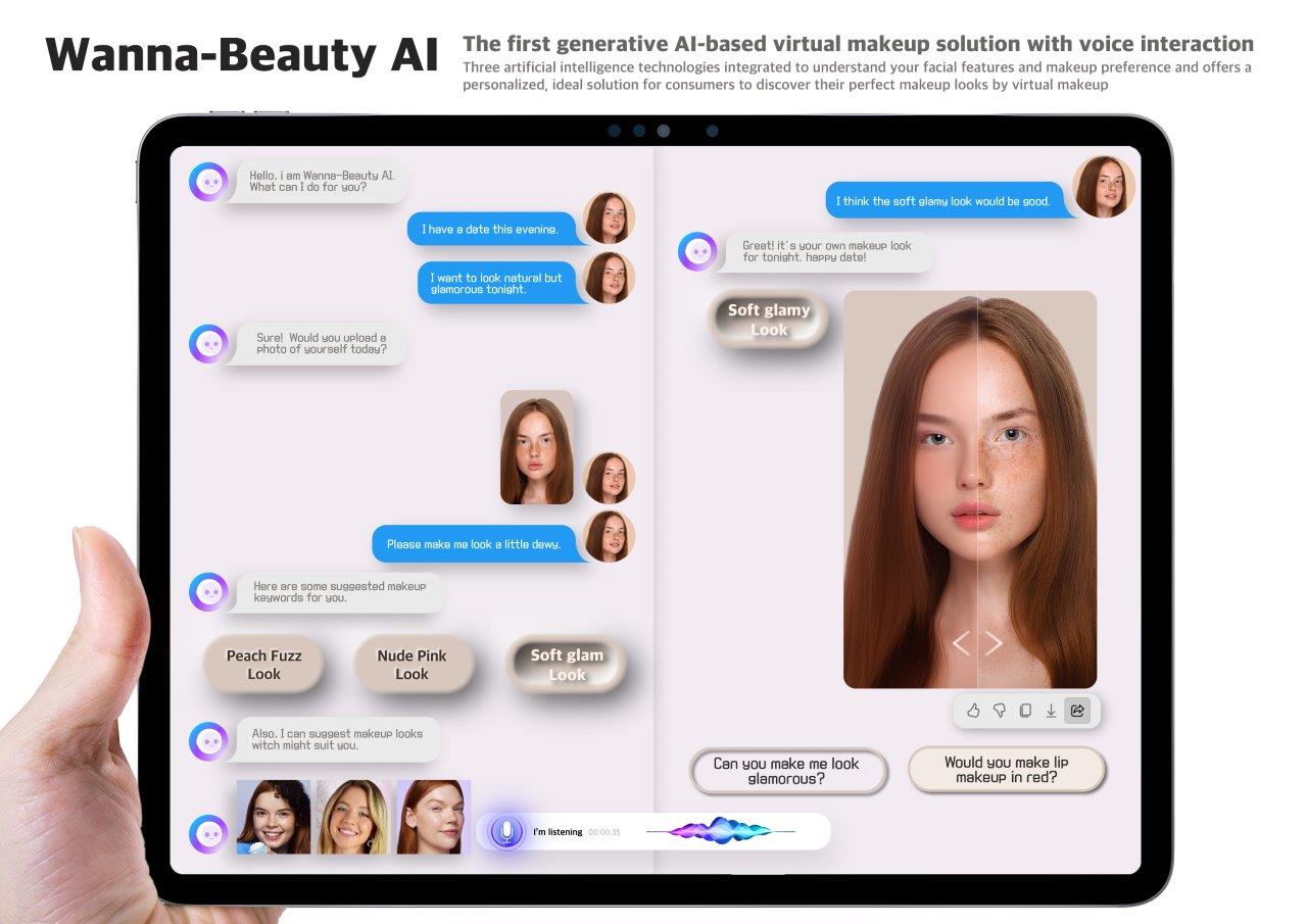 Wanna-Beauty AI: Virtual Makeup Powered by Generative AI