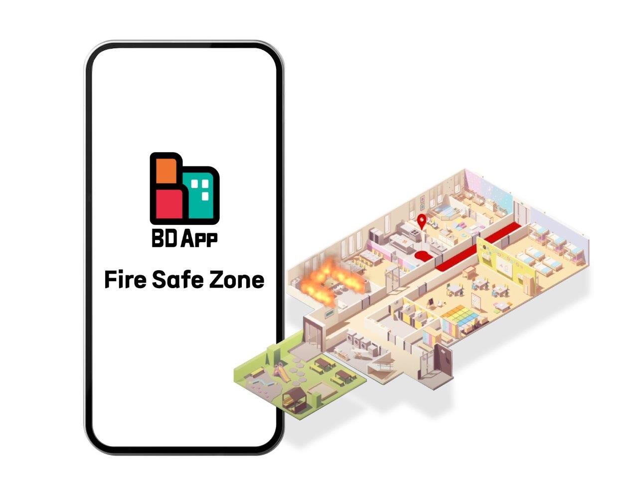 BDApp Fire Safe Zone Mobile Facility Monitoring Service
